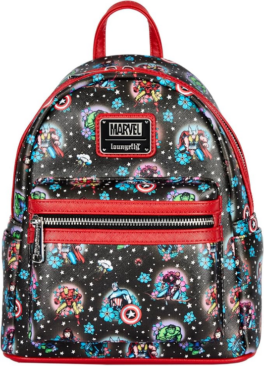 Loungefly Marvel Avengers Tattoo Mini Backpack