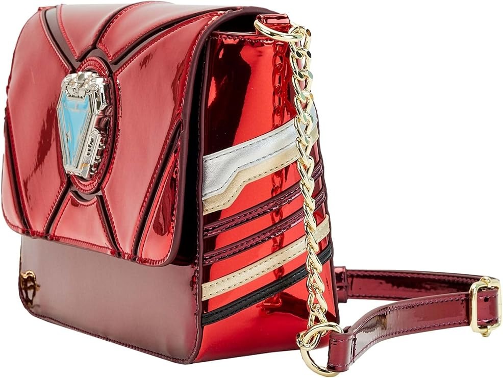 Loungefly Marvel Iron Man 15th Anniversary Cosplay Crossbody Bag
