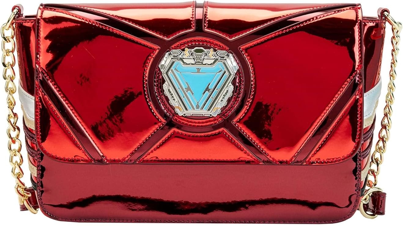 Loungefly Marvel Iron Man 15th Anniversary Cosplay Crossbody Bag