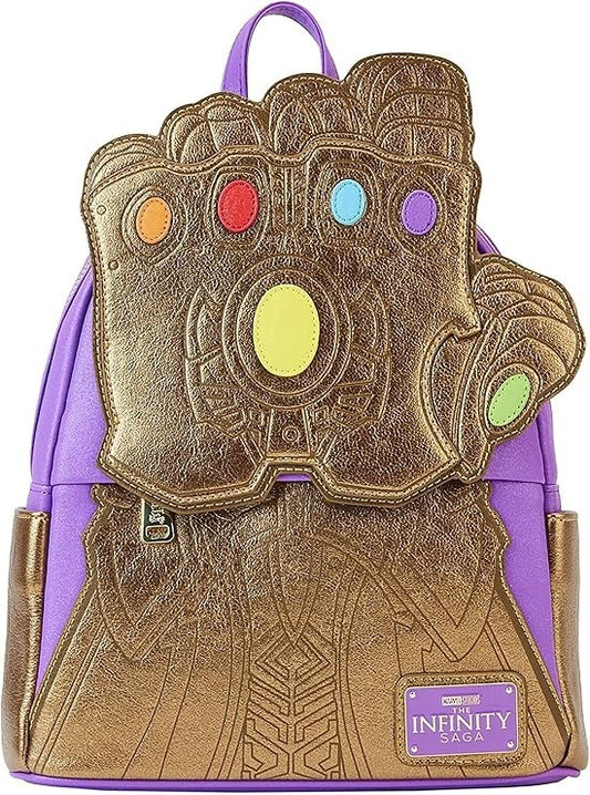 Loungefly Marvel Shine Thanos Gauntlet Mini Backpack