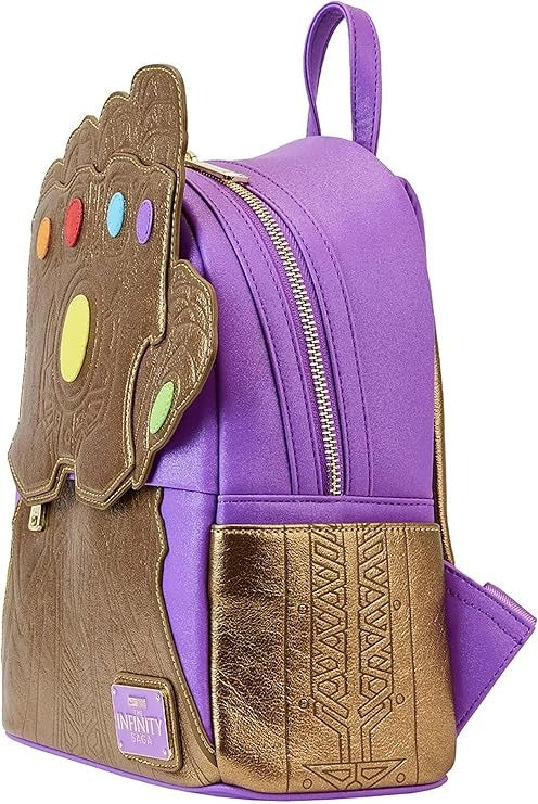 Loungefly Marvel Shine Thanos Gauntlet Mini Backpack