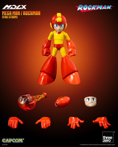 Pre-Order Threezero - MDLX Mega Man / Rockman (Fire Storm)