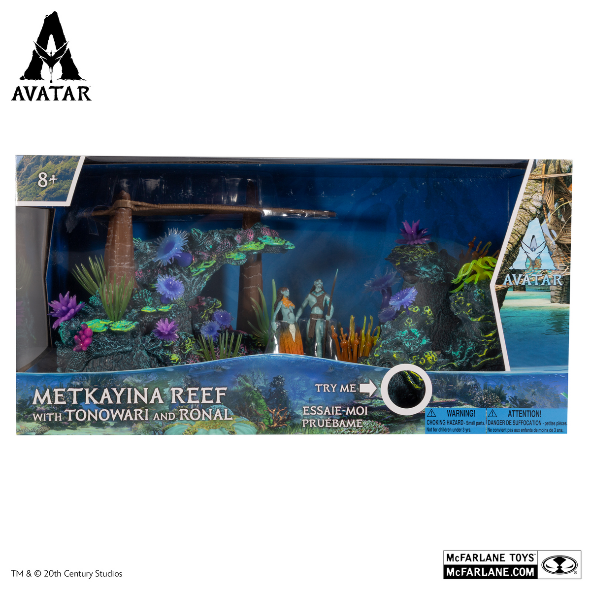 Mcfarlane Avatar Metkayina Reef With Tonowari And Ronal