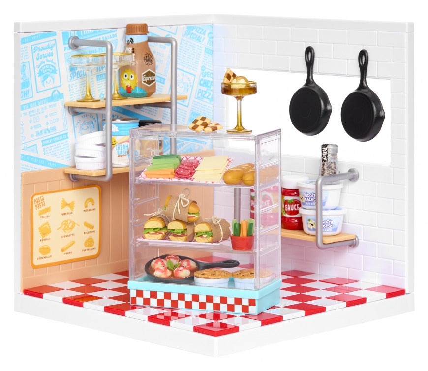 MGA's Miniverse Spaces Starter Pack - Pizza Shop