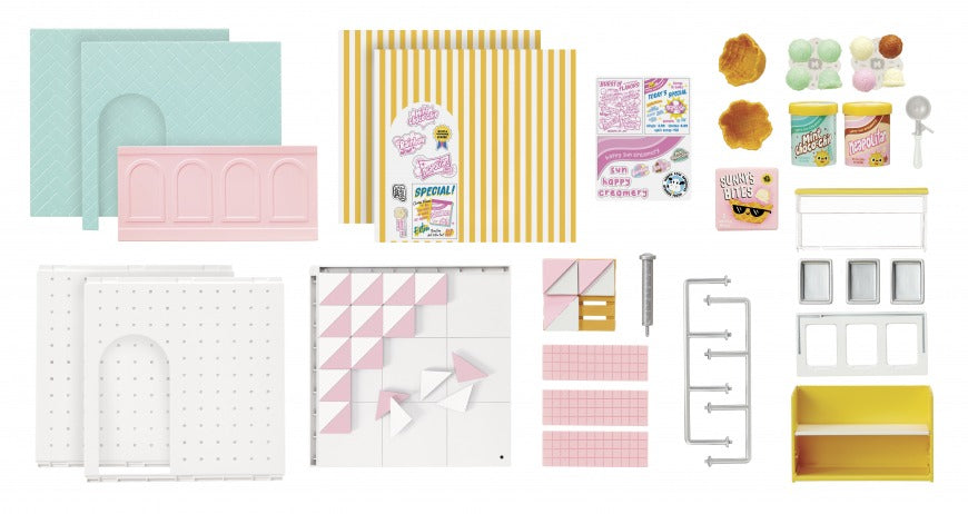 MGA's Miniverse Spaces Starter Pack - Ice Cream Shop