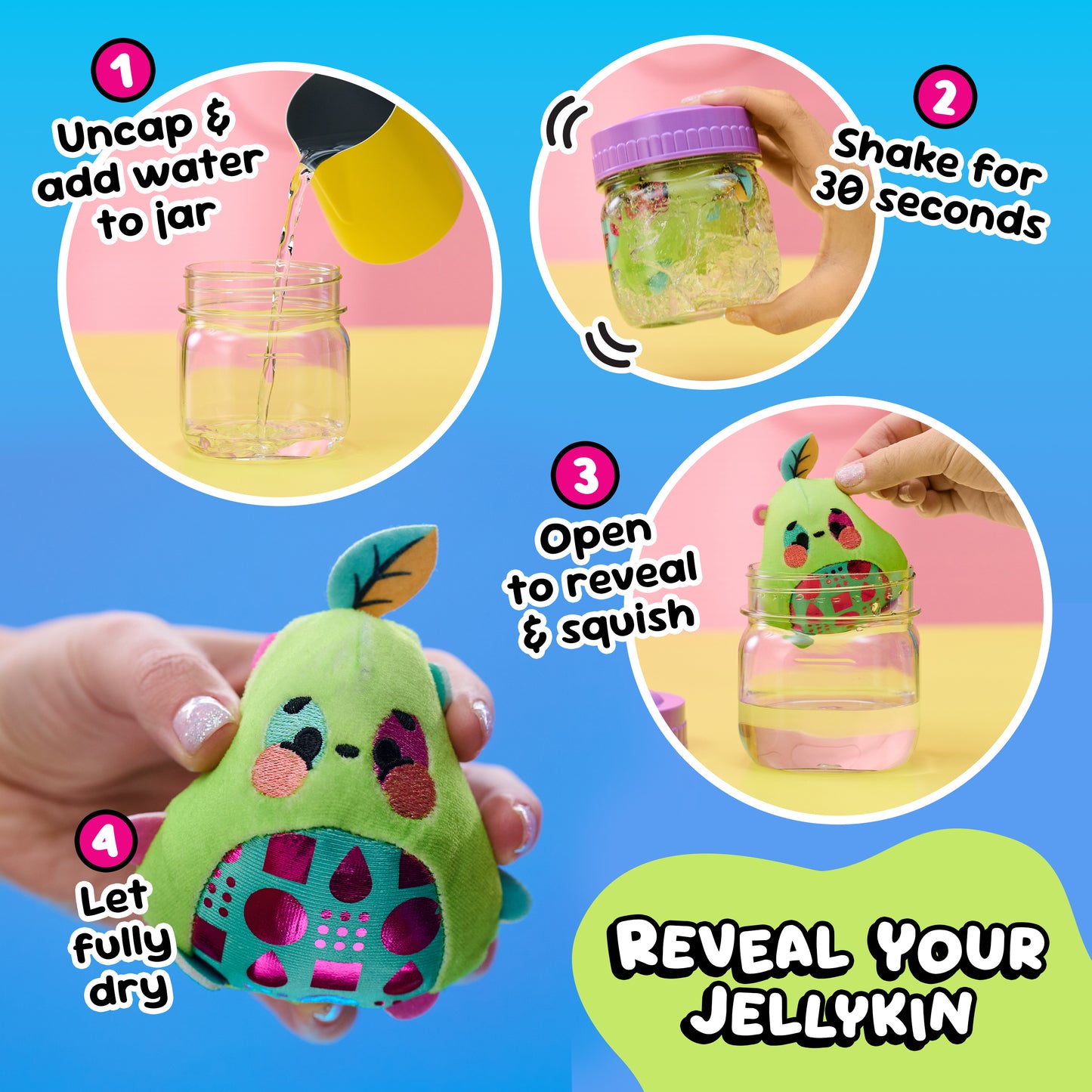 Magic Jellykins Surprise Plush Jar - Assorted