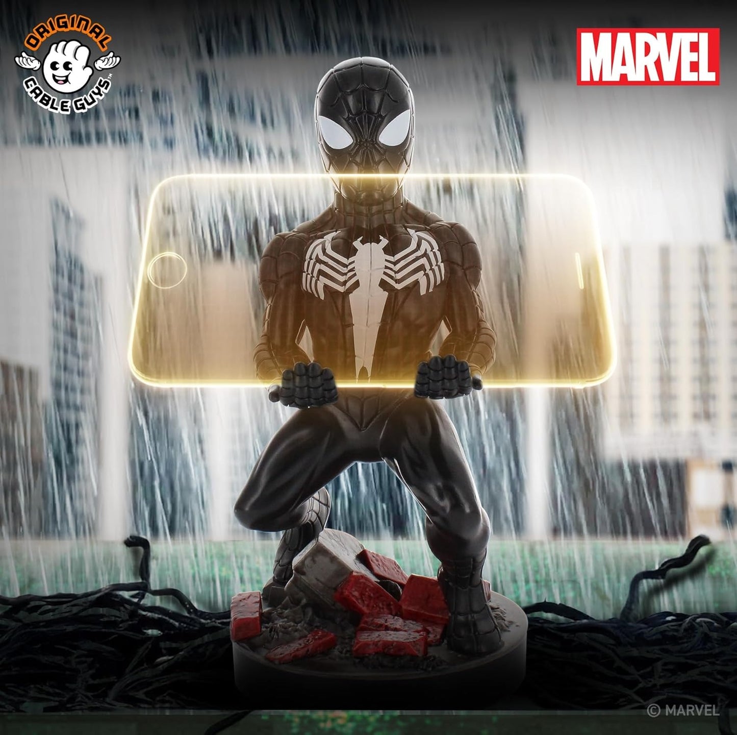 Marvel: Symbiote Spider-Man Cable Guys Holder