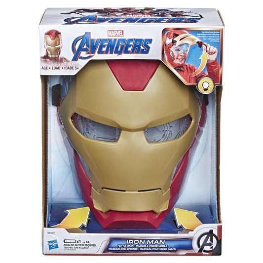 Marvel Avengers Iron Man Flip FX Mask with Flip-Activated Light Effects