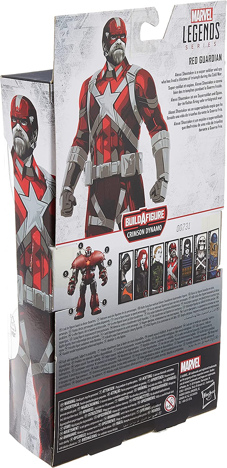 Marvel Black Widow Legends Series 6-Inch Collectible Red Guardian Action Figure - Premium Design