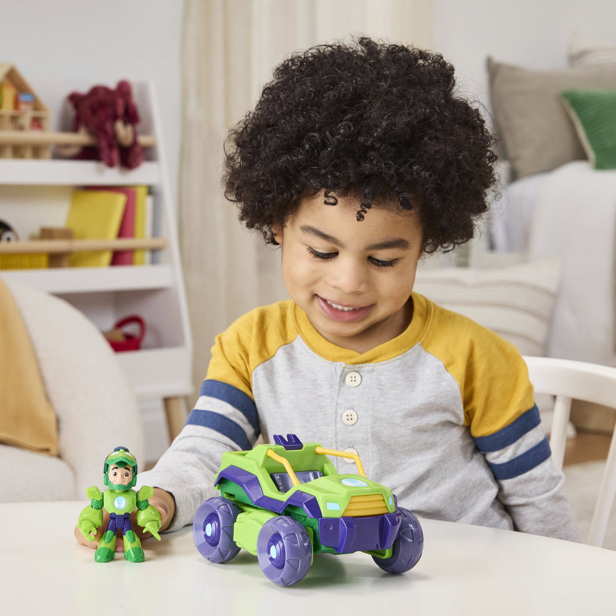Hasbro Marvel Iron Man And His Awesome Friends Iron Hulk 2-In-1 Mech Suit & Vehicle