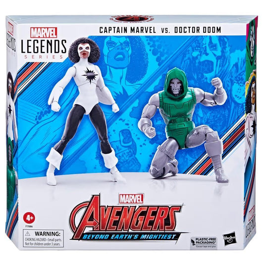 Marvel Legends Series Captain Marvel vs. Doctor Doom, 6 Inch