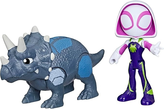 Marvel SAF Hero Dino Webs - Ghost Spider & Rhino Dino