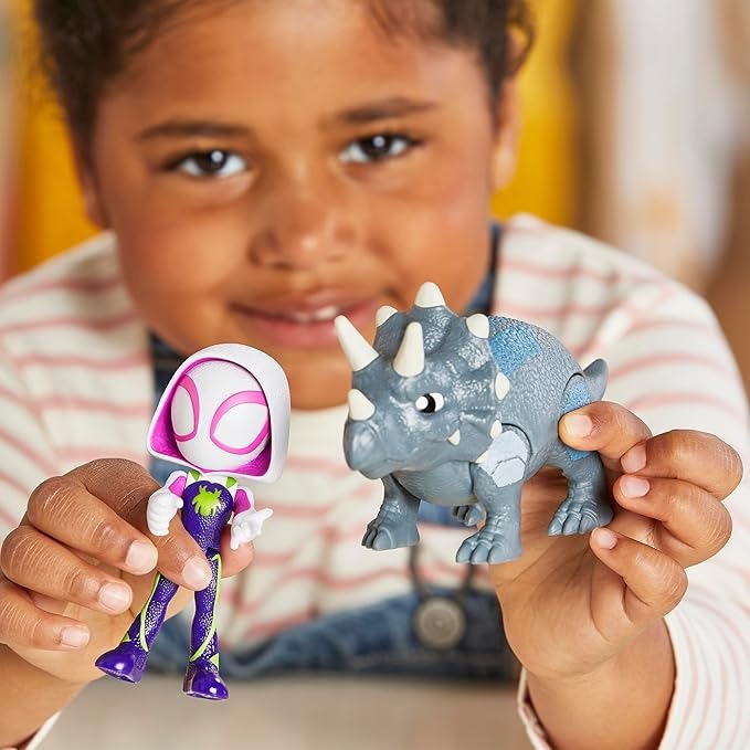 Marvel SAF Hero Dino Webs - Ghost Spider & Rhino Dino