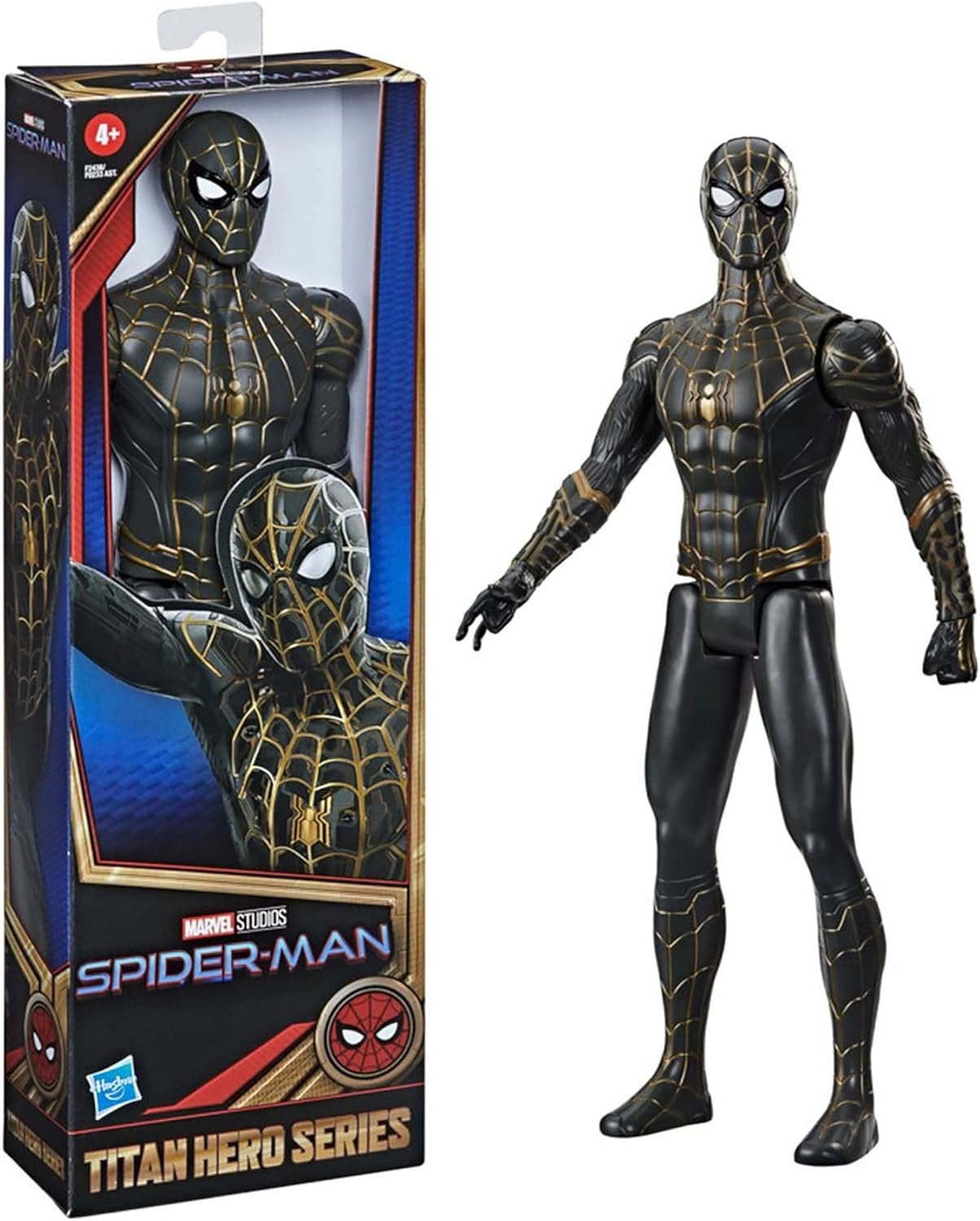 Marvel Spider-Man 3 Movie Titan Hero Series Black & Gold Suit Spider-Man Action Figure
