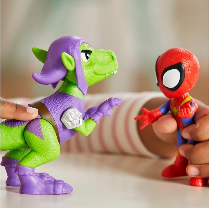 Marvel SAF Hero Dino Webs - Spidey & Goblin Raptor