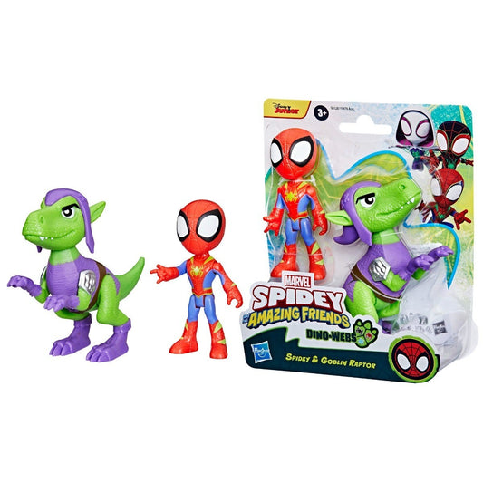 Marvel SAF Hero Dino Webs - Spidey & Goblin Raptor