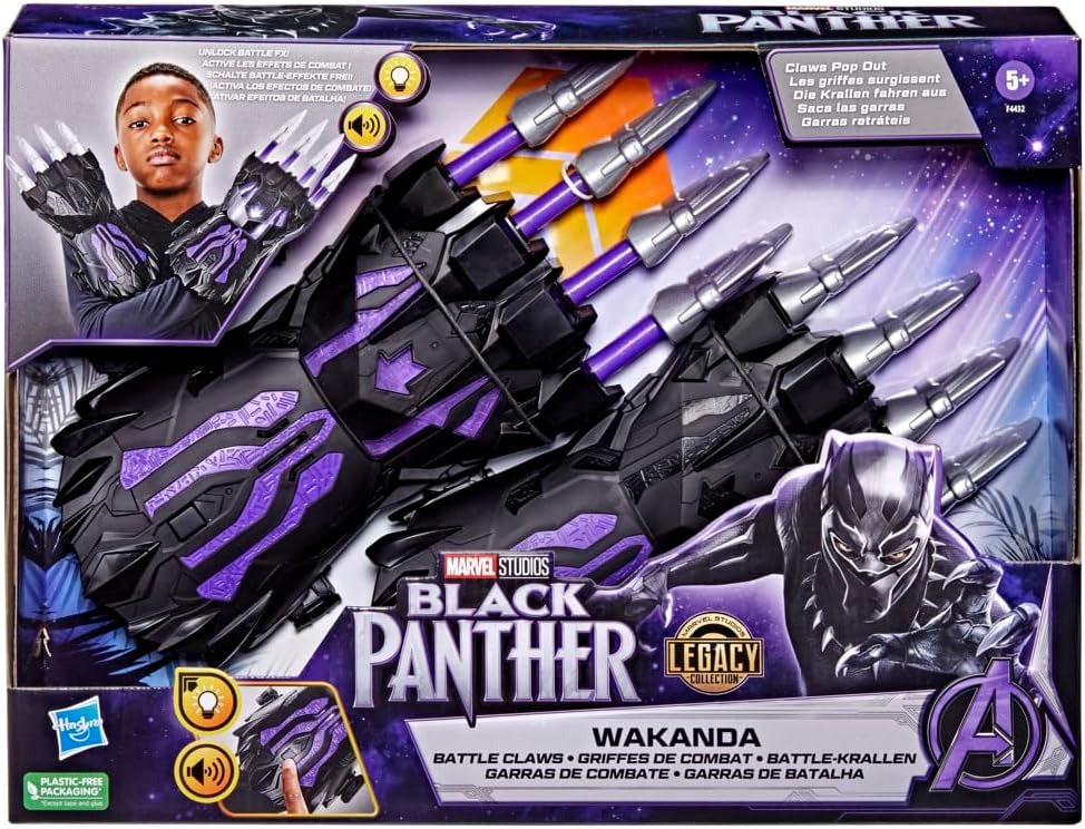 Marvel Studios' Black Panther Legacy Wakanda FX Battle Claws with Lights and Sounds