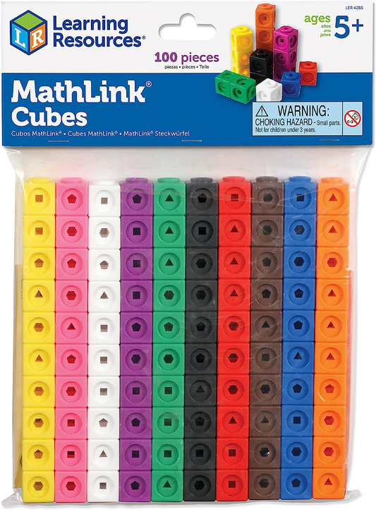 Learning Resources Mathlink Cubes (Set of 100)