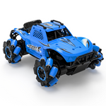 Double E Mecanum Wheels Rc Stunt Drift De-Omnidirectional Buggy 1/18 Scale E346-003 Blue