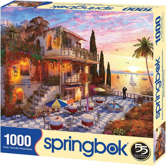 Springbok Mediterranean Romance 1000 Piece Jigsaw Puzzle