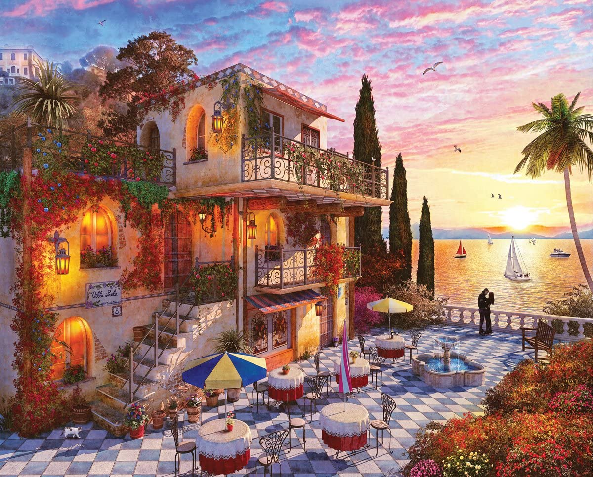 Springbok Mediterranean Romance 1000 Piece Jigsaw Puzzle