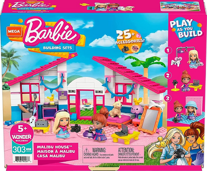 Mega Barbie Malibu House Building Set