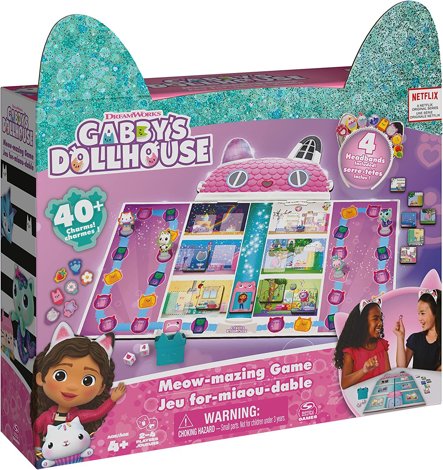 Gabby's Dollhouse Meow-Mazing Board Game