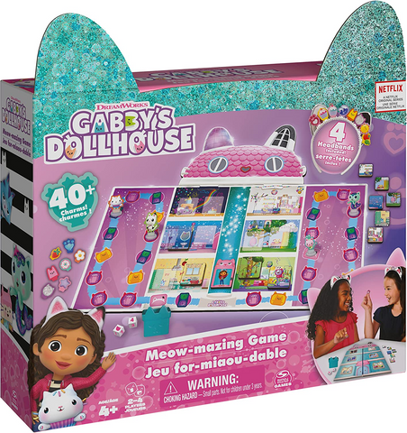 Gabby's Dollhouse Meow-Mazing Board Game