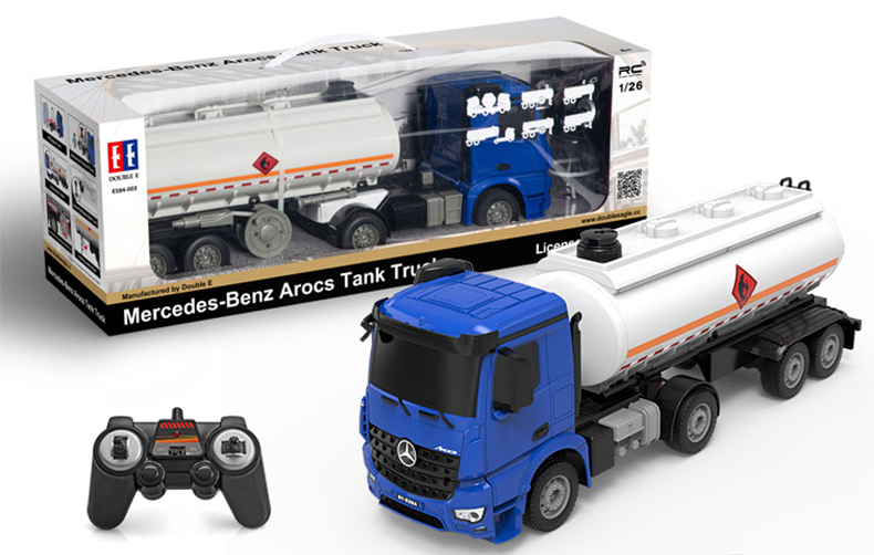 Double E Licensed Mercedes Benz Arocs Tank Truck 1/26 Scale E584-003