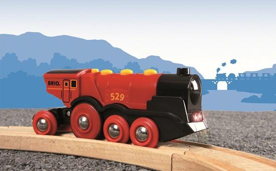 Brio Mighty Red Action Locomotive Brio