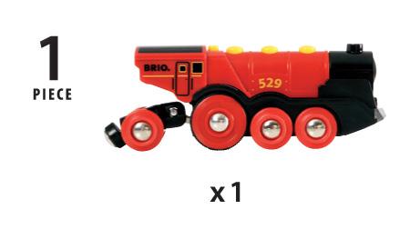 Brio Mighty Red Action Locomotive Brio