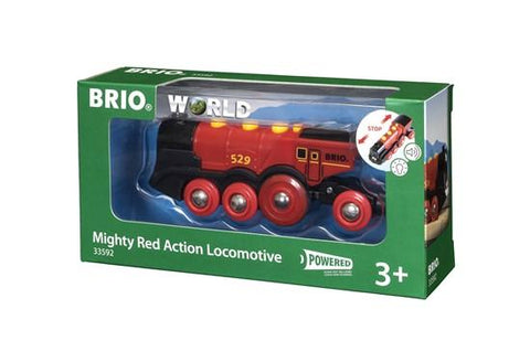 Brio Mighty Red Action Locomotive Brio
