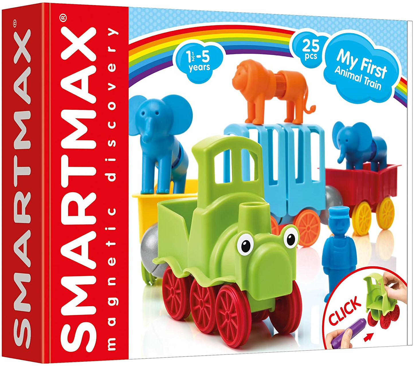 Smartmax My First Animal Train Stem Magnetic Discovery Play Set