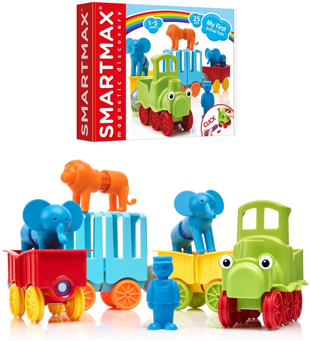 Smartmax My First Animal Train Stem Magnetic Discovery Play Set