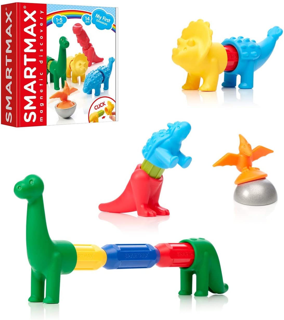 Smartmax My First Dinosaurs Stem Magnetic Discovery Building Set