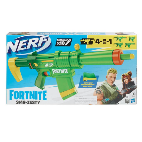 Nerf Fortnite Smg-Zesty Elite Dart Blaster Nerf