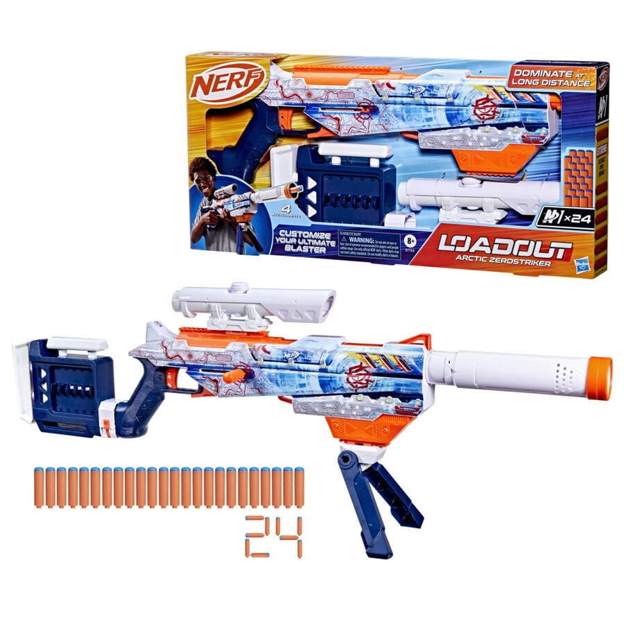 NERF Loadout Arctic Zerostriker Blaster