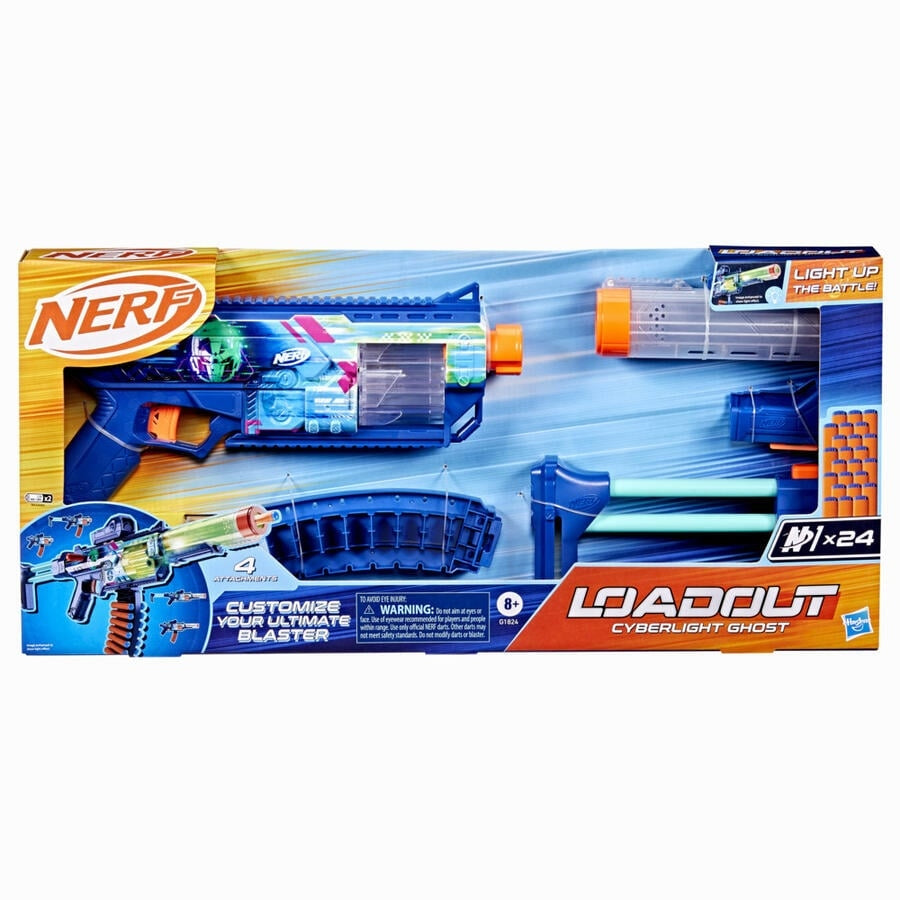 NERF Loadout Cyberlight Ghost Blaster
