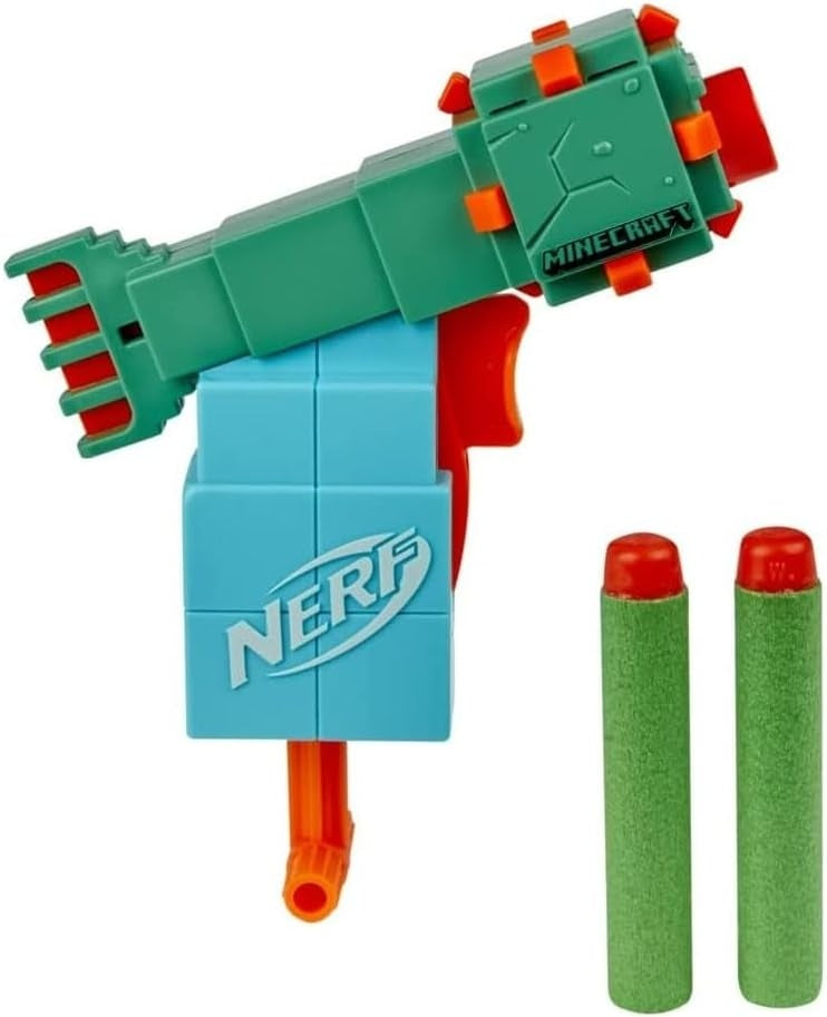 NERF MicroShots Minecraft Guardian Mini Blaster
