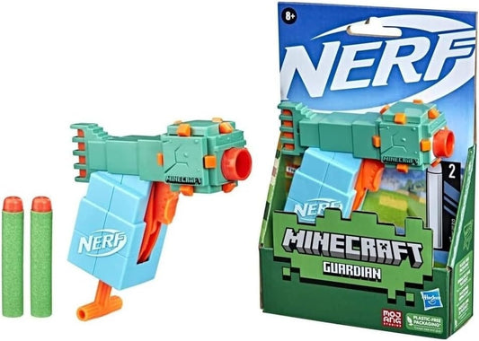 NERF MicroShots Minecraft Guardian Mini Blaster