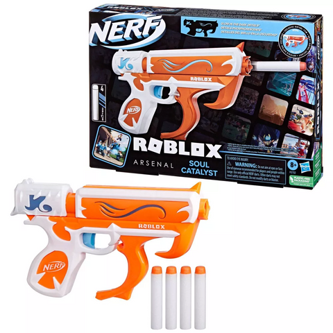 Unboxing and Reviewing New Nerf Roblox Arsenal Soul Catalyst 
