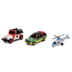 Jurassic World 1.65 Nano 3-Pack Die-Cast Cars Back To The Future