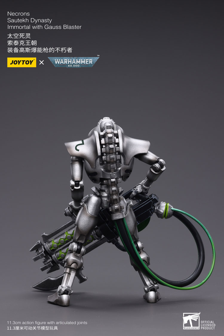 JOYTOY Warhammer 40K Necrons Sautekh Dynasty Immortal with Gauss Blaster