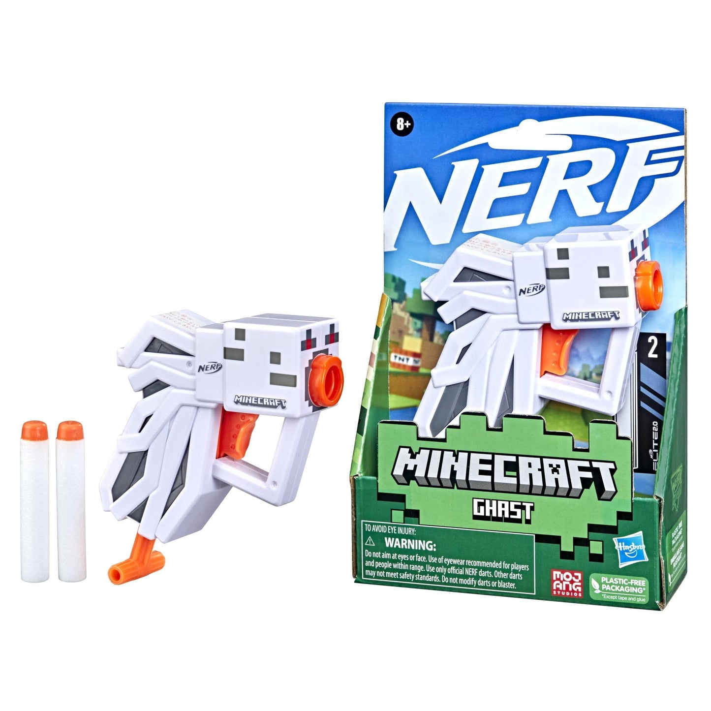 NERF MicroShots Minecraft Ghast Mini Blaster