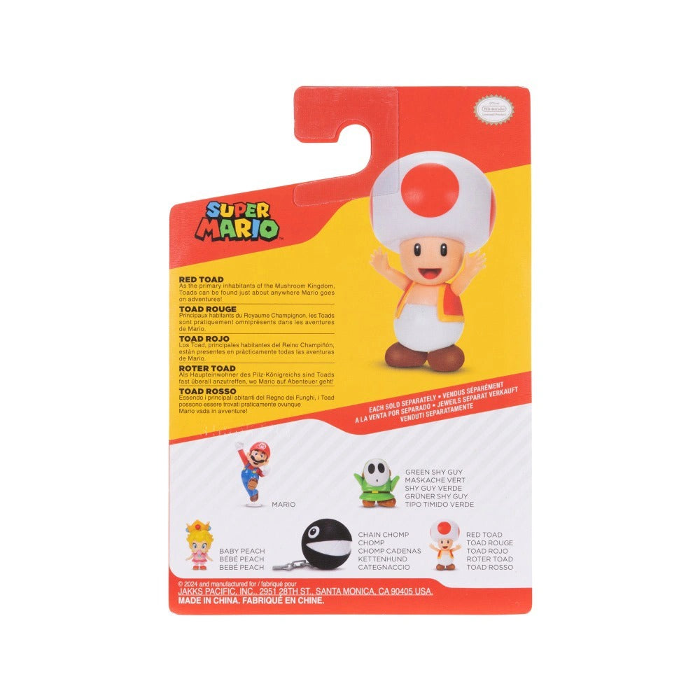 Nintendo Red Toad 2.5-Inch Articulated Figure Nintendo