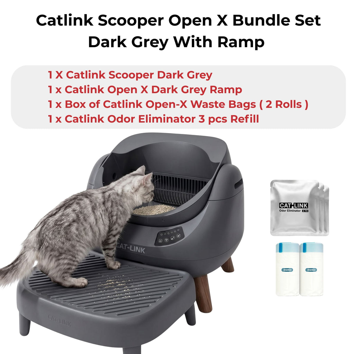 CATLINK Scooper Open-X Automatic Cat Litter Box