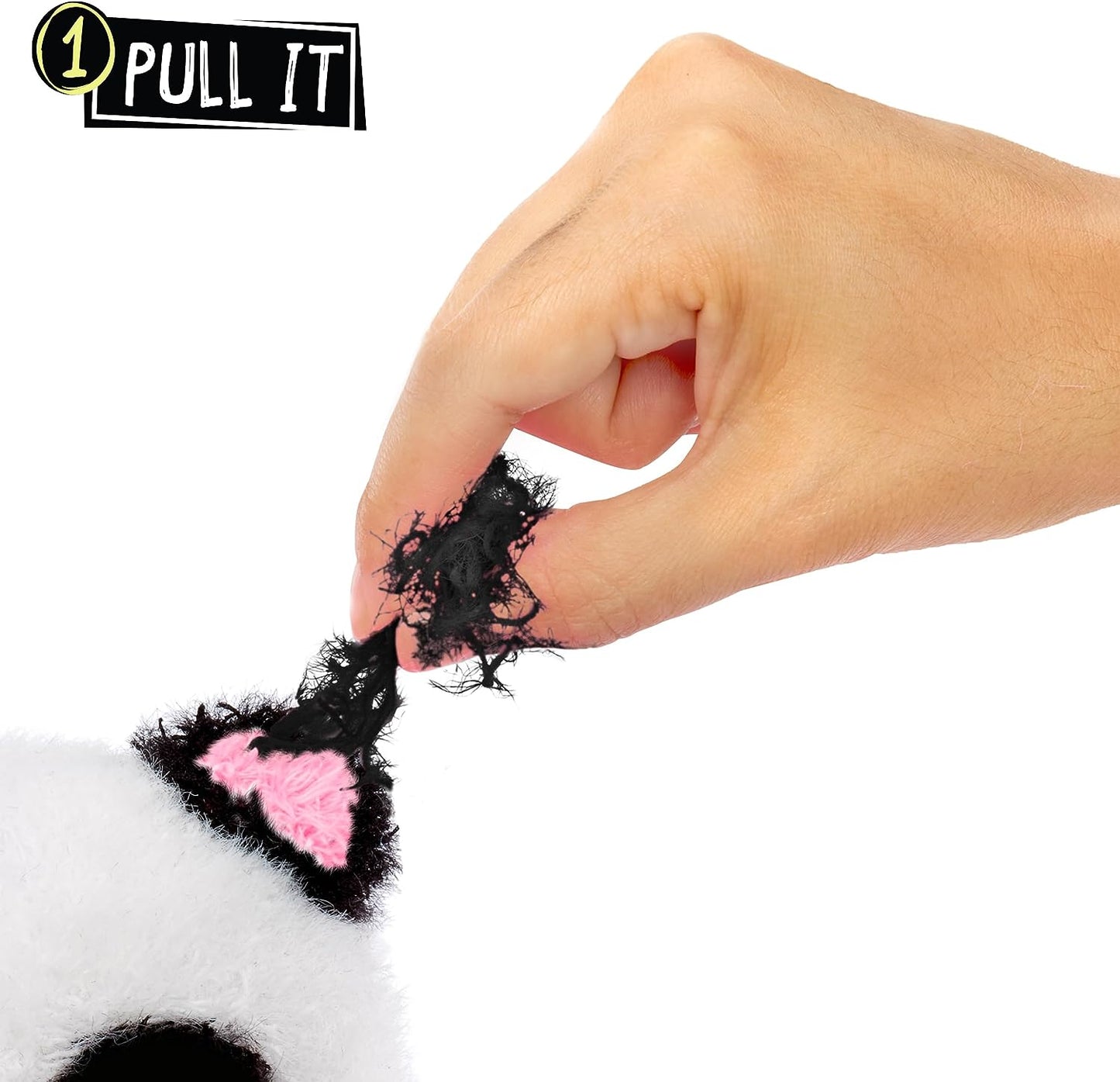 Fluffie Stuffiez Panda Small Collectible Feature Plush