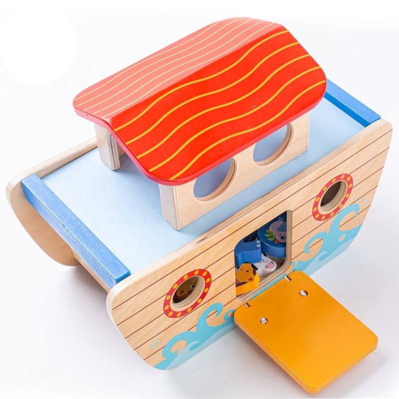 PHOOHI Wooden Noah's Ark
