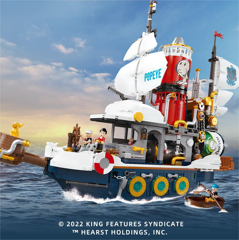 Pantasy Popeye Treasure Hunt Steamship Popeye