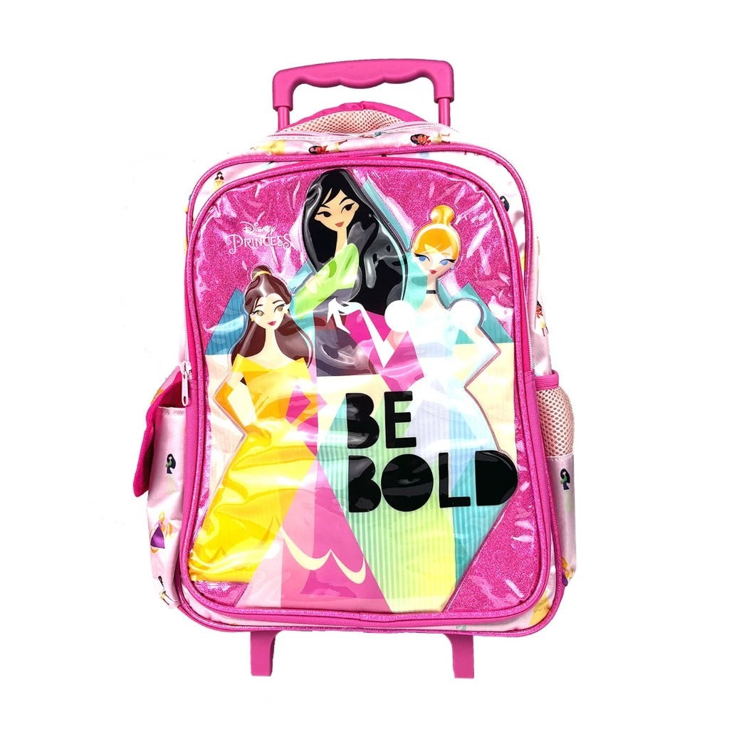 PRINCESS ROYALLY GEO SCHOOL TROLLEY BAG
